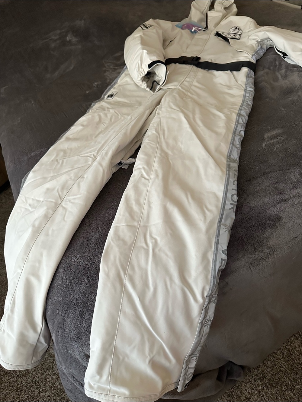 Vector Women’s White Insulated Jumpsuit
